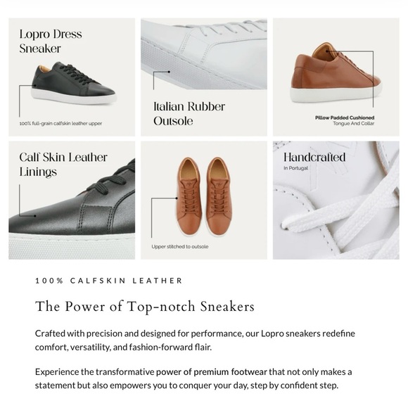 Ace Marks LoPro Dress Sneaker Men’s Size 11.5 Brown Leather Low LoPro Top EUC - Picture 9 of 10